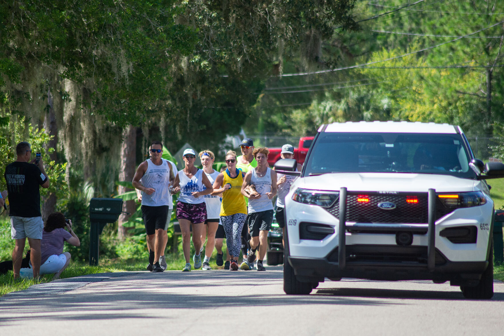 Runners celebration